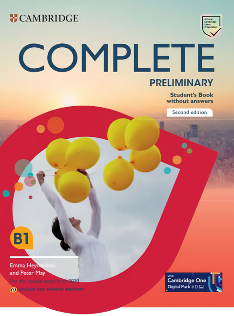 Complete Preliminary Second edition English for Spanish Speakers Student's Book without answers with Digital Pack 