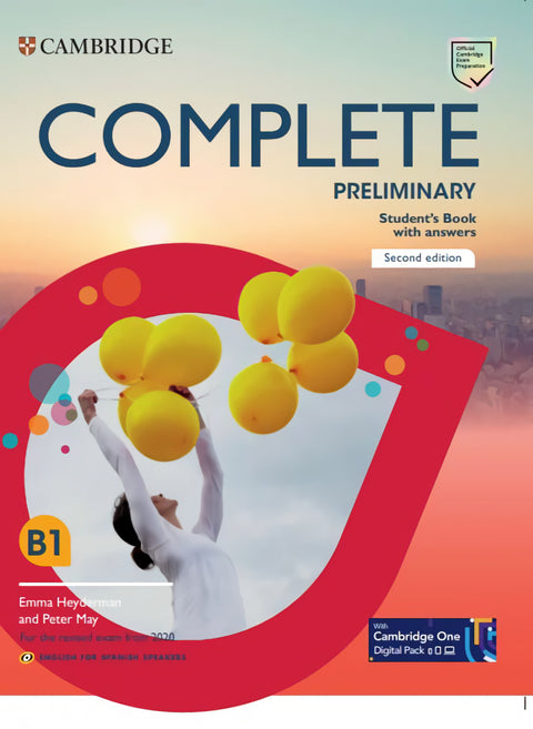  Complete Preliminary Second edition English for Spanish Speakers Student's Book with answers with Digital Pack 
