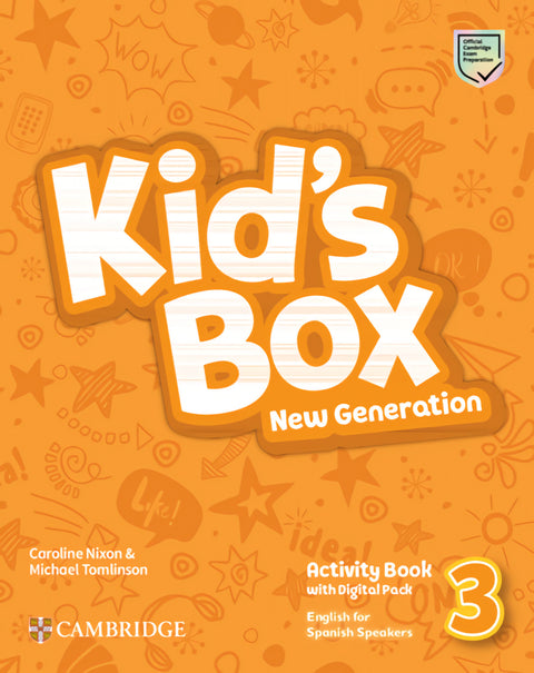  Kid's Box New Generation English for Spanish Speakers Level 3 Activity Book with Home Booklet and Digital Pack 