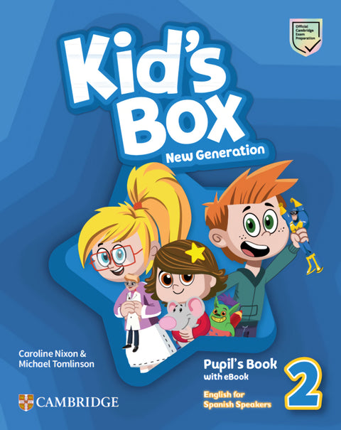  Kid's Box New Generation English for Spanish Speakers Level 2 Pupil's Book with eBook 