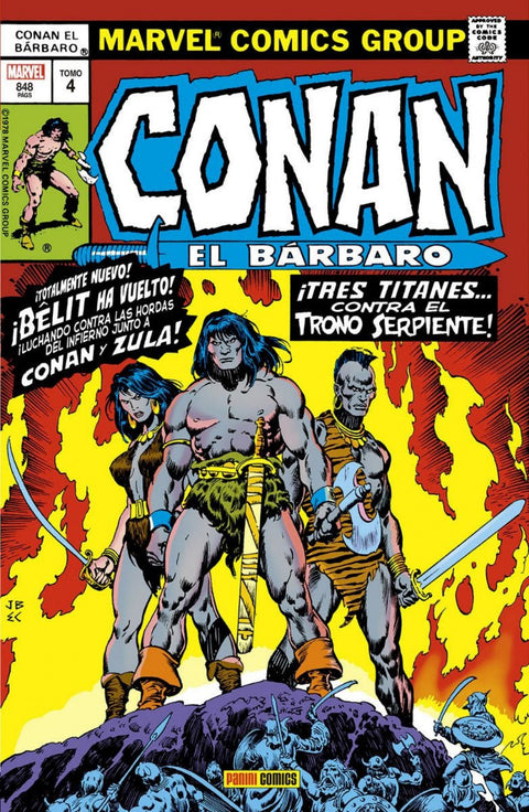  Marvel gold omnibus conan el bárbaro. la etapa marvel original 4 