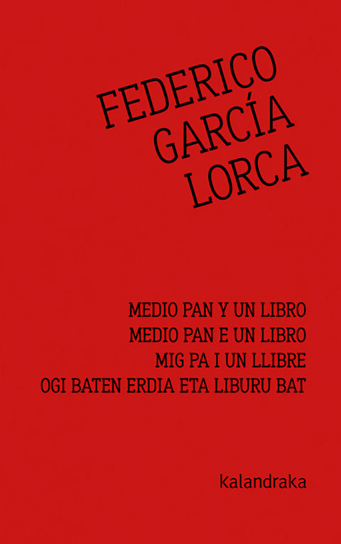  Medio pan y un libro 