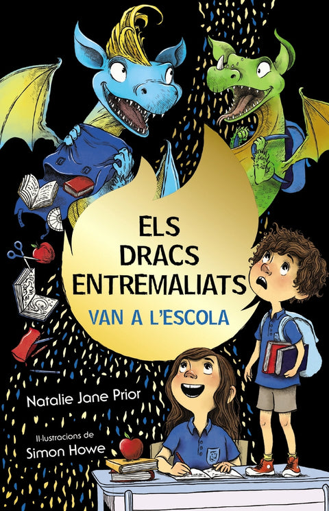  Els dracs entremaliats, 2. Els dracs entremaliats van a l'escola 