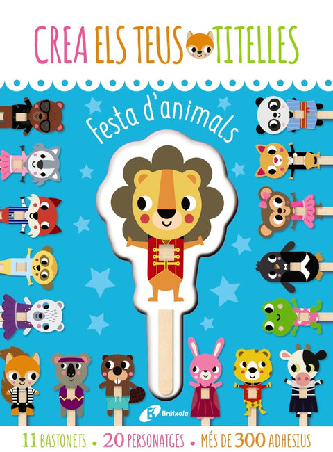  Crea els teus titelles. Festa d'animals 
