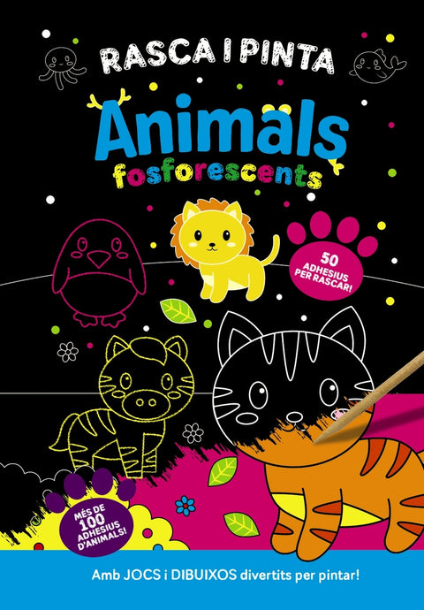  Rasca i pinta animals fosforescents 