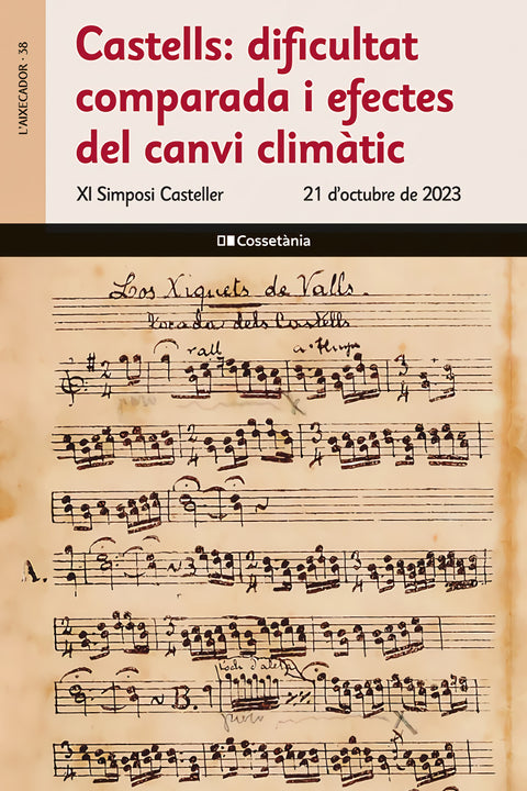  Castells: dificultat comparada i efectes del canvi climàtic 