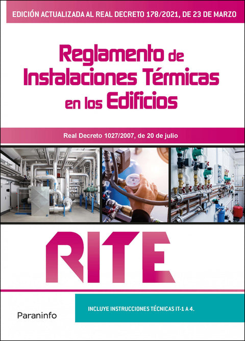  REGLAMENTO INSTALACIONES TERMICAS EDIFICIOS RITE 8ªEDICION 