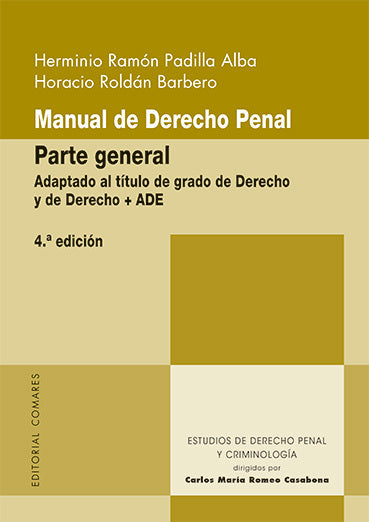  MANUAL DE DERECHO PENAL PARTE GENERAL 4 
