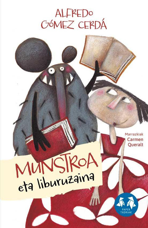  (eus).munstroa eta liburuzaina.(paper txoriak sail urdina) 
