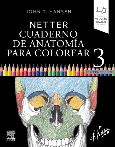  Netter. Cuaderno de anatomía para colorear 