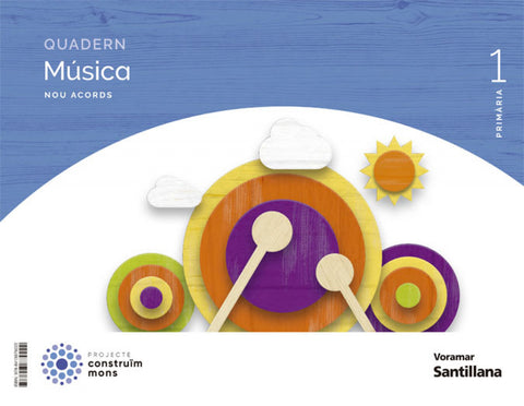  QUADERN MUSICA 1R.PRIMARIA. NOU ACORDS. VALENCIA 2022 