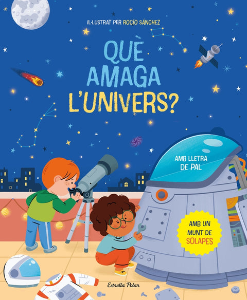  Què amaga l'univers? Llibre amb solapes 