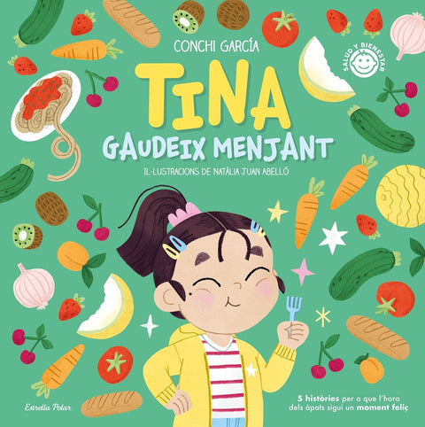  La Tina gaudeix menjant 