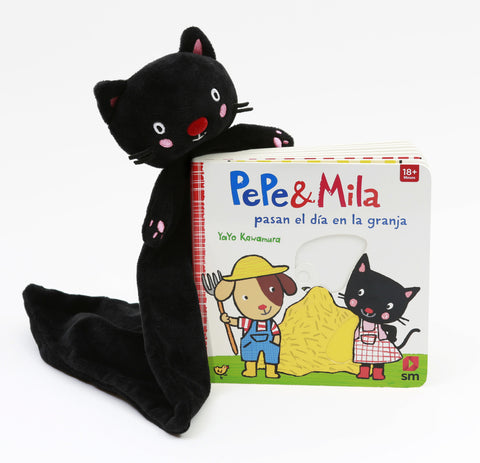  Pack con Doudou Pepe&amp;Mila pasan el día en la granja 