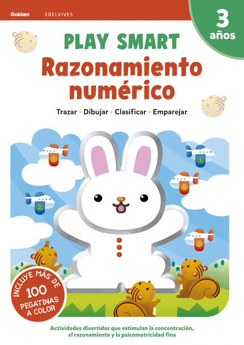  RAZONAMIENTO NUMERICO 3AÑOS 21 PLAY SMART GAKKEN 