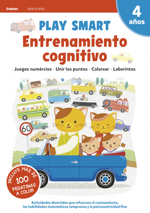  ENTRENAMIENTO COGNITIVO 4AÑOS 21 PLAY SMART GAKKEN 