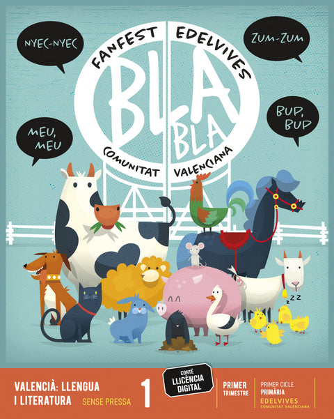  BLA BLA LLENGUA 1ºEP NIVELL INICIACIO C.VAL 22 FANFEST 