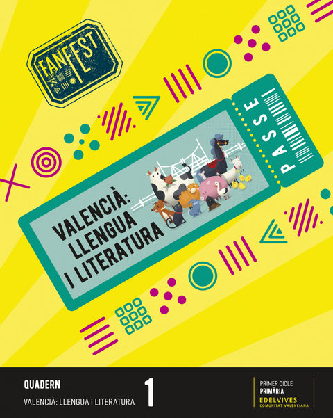  QUADERN LLENGUA 1ºEP C.VAL 22 FANFEST 