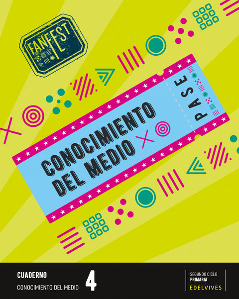  CUADERNO CONOCIMIENTO DEL MEDIO 4ºPRIMARIA. FANFEST 2023 