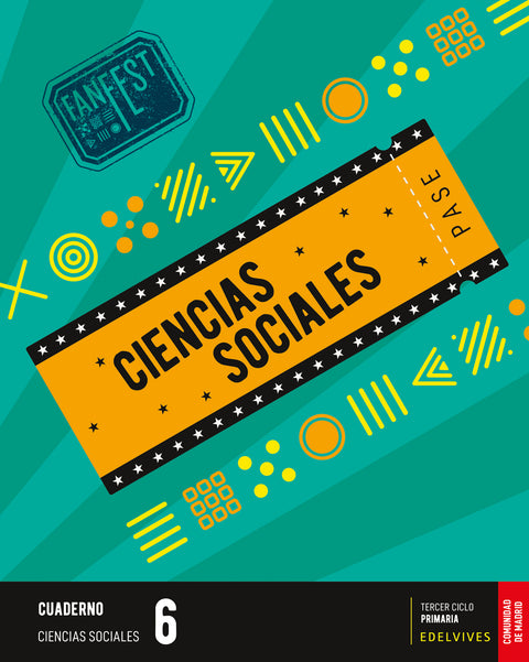  CUADERNO CIENCIAS SOCIALES 6ºPRIMARIA. FANFEST. MADRID 2023 