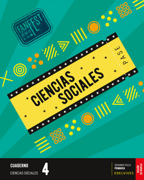  CUADERNO CIENCIAS SOCIALES 4ºPRIMARIA. FANFEST. MURCIA 2023 