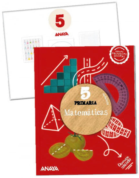  MATEMÁTICAS 5ºPRIMARIA +MAT.MANIPULATIVO. OPERACIÓN MUNDO. ANDALUCÍA 2023 