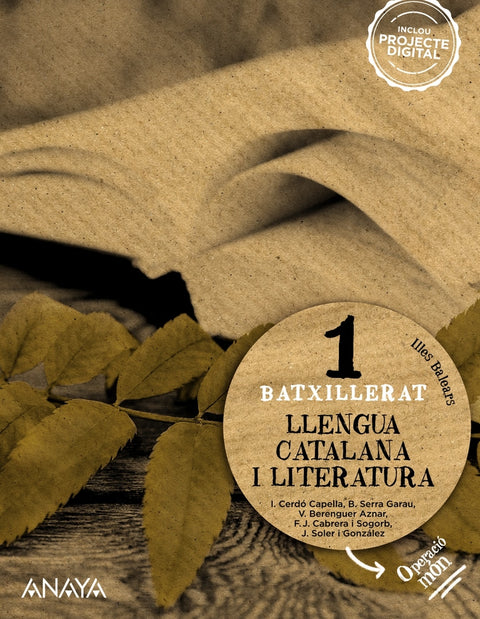  Llengua catalana i literatura 1. 
