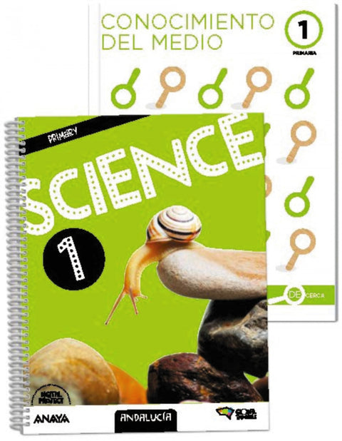  SCIENCE 1ºPRIMARIA. PUPILS BOOK +DE CERCA. ANDALUCÍA 2023 
