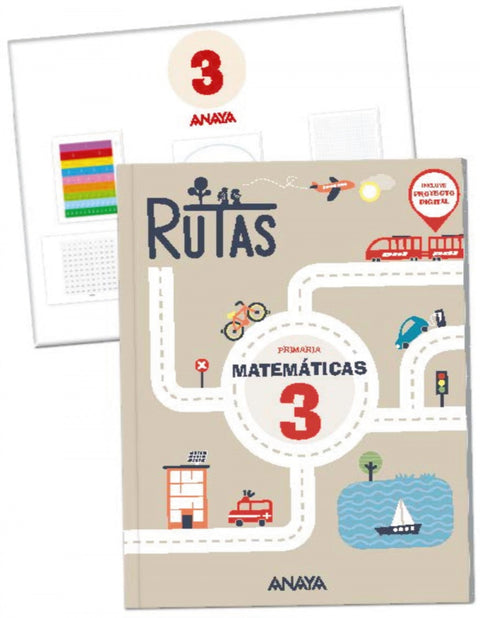  MATEMÁTICAS 3ºPRIMARIA +MANIPULATIVO. RUTAS. ANDALUCÍA 2023 