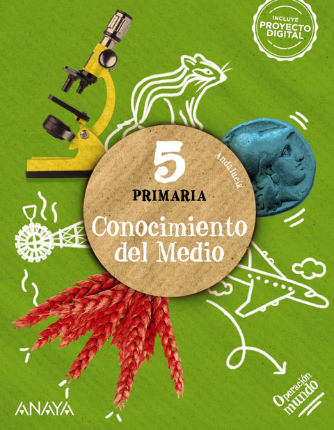  CONOCIMIENTO DEL MEDIO 5ºPRIMARIA. OPERACIÓN MUNDO. ANDALUCÍA 2023 