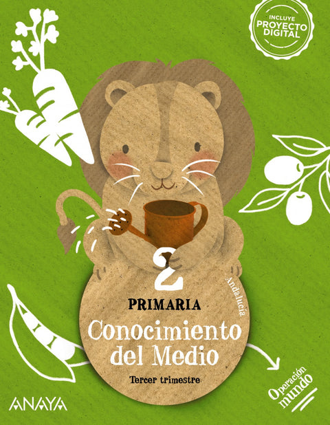  CONOCIMIENTO DEL MEDIO 2ºPRIMARIA. OPERACIÓN MUNDO. ANDALUCÍA 2023 