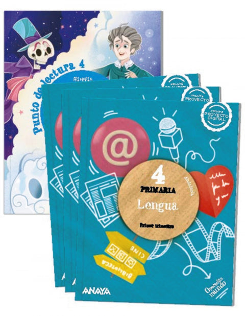  LENGUA 4ºPRIMARIA TRIMESTRAL +PUNTO LECTURA. OPERACIÓN MUNDO. ANDALUCÍA 2023 