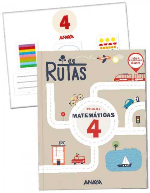  MATEMÁTICAS 4ºPRIMARIA RUTAS +MAT.MANIPULATIVO. ANDALUCÍA 2023 