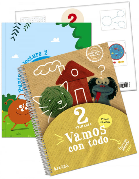  VAMOS CON TODO 1-2ºPRIMARIA. GLOBALIZADO +MAT.MANIPULATIVO. ANDALUCÍA 2023 