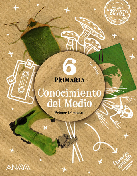  CONOCIMIENTO DEL MEDIO 6ºPRIMARIA. OPERACIÓN MUNDO. LA RIOJA 2023 