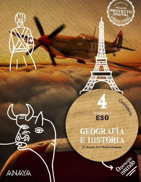  GEOGRAFÍA E HISTORIA 4ºESO. OPERACIÓN MUNDO. CANTABRIA 2023 