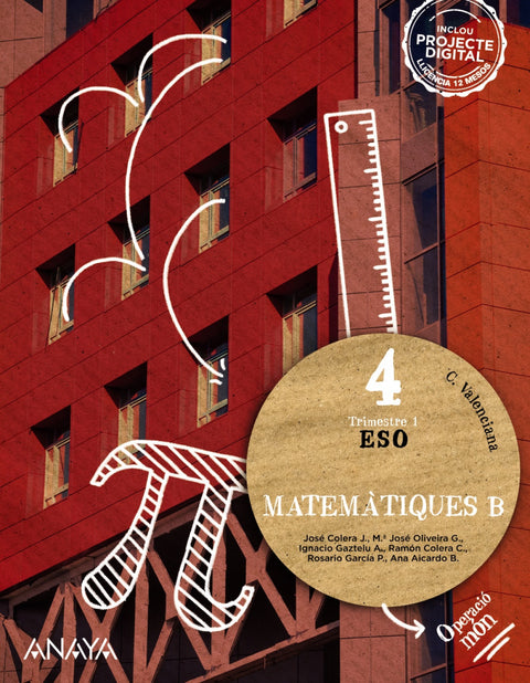  MATEMÀTIQUES 4T.ESO. ACADEMICS. OPERACIÓ MON. VALENCIA 2023 