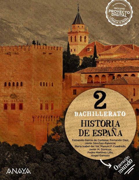  HISTORIA DE ESPAÑA 2ºBACHILLERATO. OPERACIÓN MUNDO 2023 