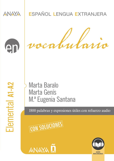  Vocabulario. Nivel elemental A1-A2 (edición 2023) 