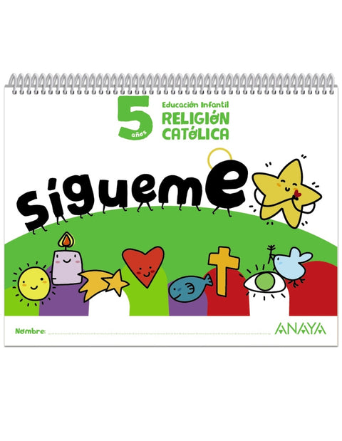  ¡Sígueme!. Religión católica. 5 años 