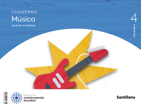  CUADERNO MÚSICA 4ºPRIMARIA NUEVO ACORDES 2023 