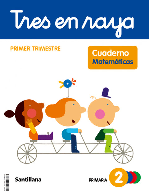  CUADERNO MATEMÁTICAS 1-2ºPRIMARIA. TRES EN RAYA. GLOBALIZADO 2023 
