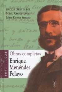  I.OBRAS COMPLETAS DE ENRIQUE MENENDEZ PELAYO.(OBRAS COMPLET 