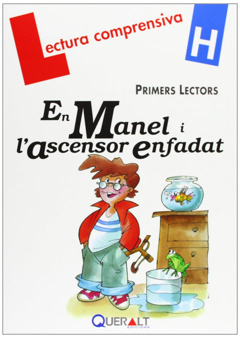  En Manel i l'ascensor enfadat 