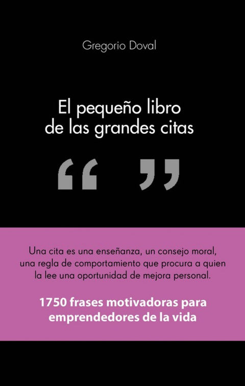  El pequeño libro de las grandes citas 
