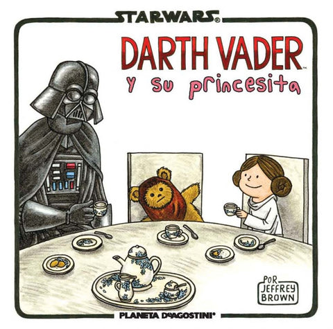  Star Wars vader y su princesita 
