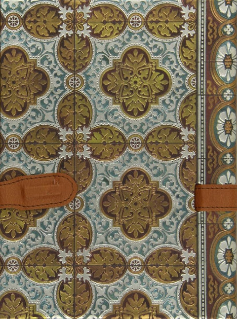  Cuaderno azulejos Portugal con broche 