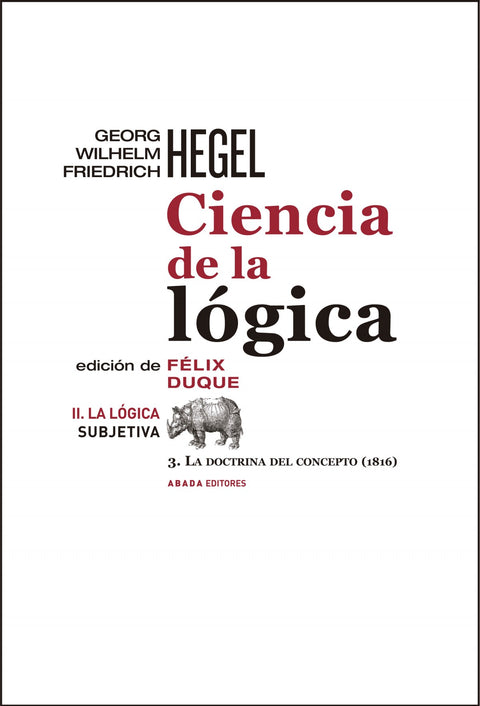  CIENCIA DE LA LóGICA II LA LóGICA SUBJETIVA 