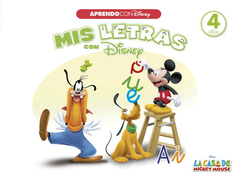  MIS LETRAS CON DISNEY 4 AÑOS 