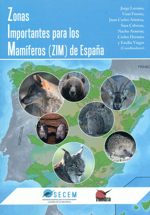  Zonas importantes para los mamiferos zim de España 